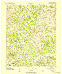 Download a high-resolution, GPS-compatible USGS topo map for Temple Hill, KY (1954 edition)
