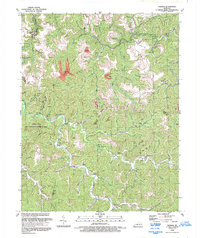 Download a high-resolution, GPS-compatible USGS topo map for Thomas, KY (1992 edition)