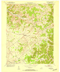 preview thumbnail of historical topo map of Lewis County, KY in 1953