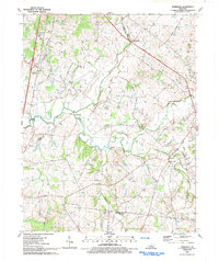 preview thumbnail of historical topo map of Larue County, KY in 1992