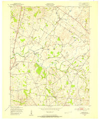 1949 Map of Larue County, KY, 1952 Print