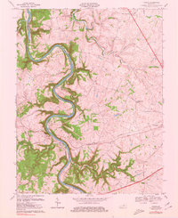 Download a high-resolution, GPS-compatible USGS topo map for Tyrone, KY (1980 edition)