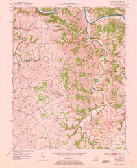 preview thumbnail of historical topo map of Madison County, KY in 1952