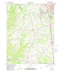 Download a high-resolution, GPS-compatible USGS topo map for Union, KY (1991 edition)