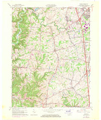 preview thumbnail of historical topo map of Union, KY in 1961