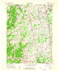 1961 Map of Florence, KY, 1962 Print