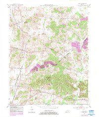 Download a high-resolution, GPS-compatible USGS topo map for Utica, KY (1983 edition)
