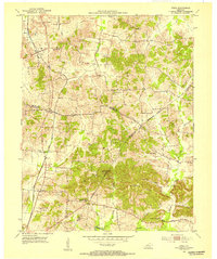 Download a high-resolution, GPS-compatible USGS topo map for Utica, KY (1954 edition)