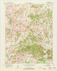 Download a high-resolution, GPS-compatible USGS topo map for Utica, KY (1973 edition)