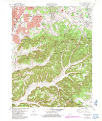 Download a high-resolution, GPS-compatible USGS topo map for Valley Station, KY (1988 edition)