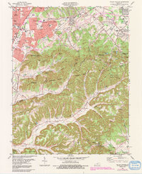 Download a high-resolution, GPS-compatible USGS topo map for Valley Station, KY (1991 edition)