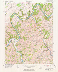 Download a high-resolution, GPS-compatible USGS topo map for Valley View, KY (1977 edition)