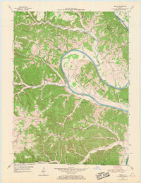 Download a high-resolution, GPS-compatible USGS topo map for Vernon, KY (1969 edition)