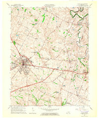 Download a high-resolution, GPS-compatible USGS topo map for Versailles, KY (1966 edition)