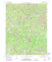 Download a high-resolution, GPS-compatible USGS topo map for Vicco, KY (1989 edition)