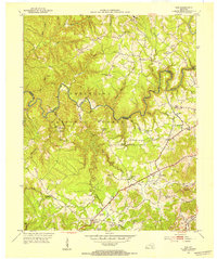 Download a high-resolution, GPS-compatible USGS topo map for Vox, KY (1953 edition)