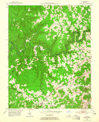 Download a high-resolution, GPS-compatible USGS topo map for Vox, KY (1965 edition)