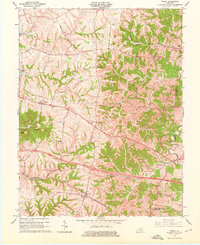 preview thumbnail of historical topo map of Shelby County, KY in 1965