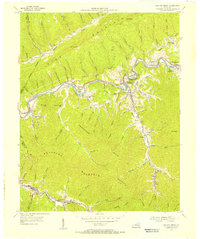 Download a high-resolution, GPS-compatible USGS topo map for Wallins Creek, KY (1956 edition)