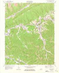 Download a high-resolution, GPS-compatible USGS topo map for Wallins Creek, KY (1975 edition)
