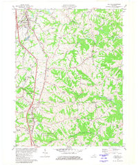 preview thumbnail of historical topo map of Walton, KY in 1981