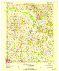 Download a high-resolution, GPS-compatible USGS topo map for Water Valley, KY (1953 edition)