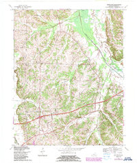 preview thumbnail of historical topo map of Graves County, KY in 1969