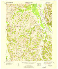 preview thumbnail of historical topo map of Graves County, KY in 1951