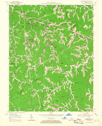 Download a high-resolution, GPS-compatible USGS topo map for Wheelwright, KY (1967 edition)