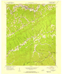 Download a high-resolution, GPS-compatible USGS topo map for Whitesburg, KY (1956 edition)