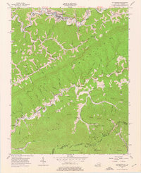 Download a high-resolution, GPS-compatible USGS topo map for Whitesburg, KY (1976 edition)