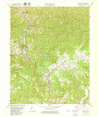 historical topo map of Whitley City, KY in 1979