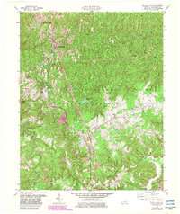 preview thumbnail of historical topo map of Whitley City, McCreary County, KY in 1979