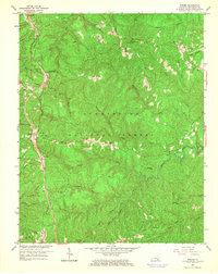 preview thumbnail of historical topo map of McCreary County, KY in 1963