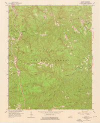 preview thumbnail of historical topo map of McCreary County, KY in 1963