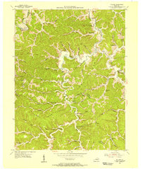 Download a high-resolution, GPS-compatible USGS topo map for Willard, KY (1955 edition)