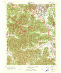 Download a high-resolution, GPS-compatible USGS topo map for Williamsburg, KY (1972 edition)