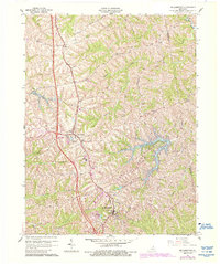 preview thumbnail of historical topo map of Williamstown, KY in 1961