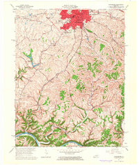 Download a high-resolution, GPS-compatible USGS topo map for Winchester, KY (1966 edition)