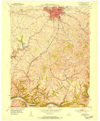 Download a high-resolution, GPS-compatible USGS topo map for Winchester, KY (1954 edition)