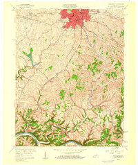 Download a high-resolution, GPS-compatible USGS topo map for Winchester, KY (1960 edition)