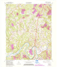 Download a high-resolution, GPS-compatible USGS topo map for Wofford, KY (1983 edition)