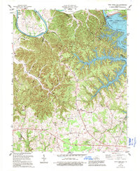 Download a high-resolution, GPS-compatible USGS topo map for Wolf Creek Dam, KY (1995 edition)