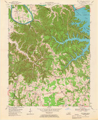 Download a high-resolution, GPS-compatible USGS topo map for Wolf Creek Dam, KY (1966 edition)
