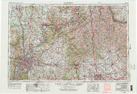 1956 Map of Louisville, 1976 Print