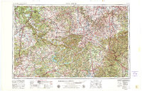 1957 Map of Winchester, 1980 Print