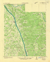 preview thumbnail of historical topo map of Lyon County, KY in 1936