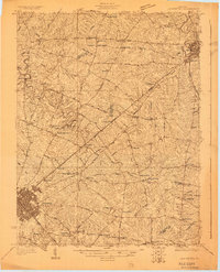 1927 Map of Lexington