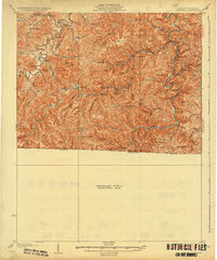 1934 Map of Wayne County, TN