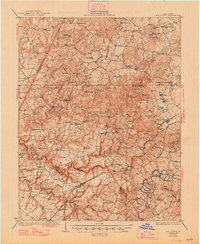 preview thumbnail of historical topo map of Big Clifty, KY in 1932